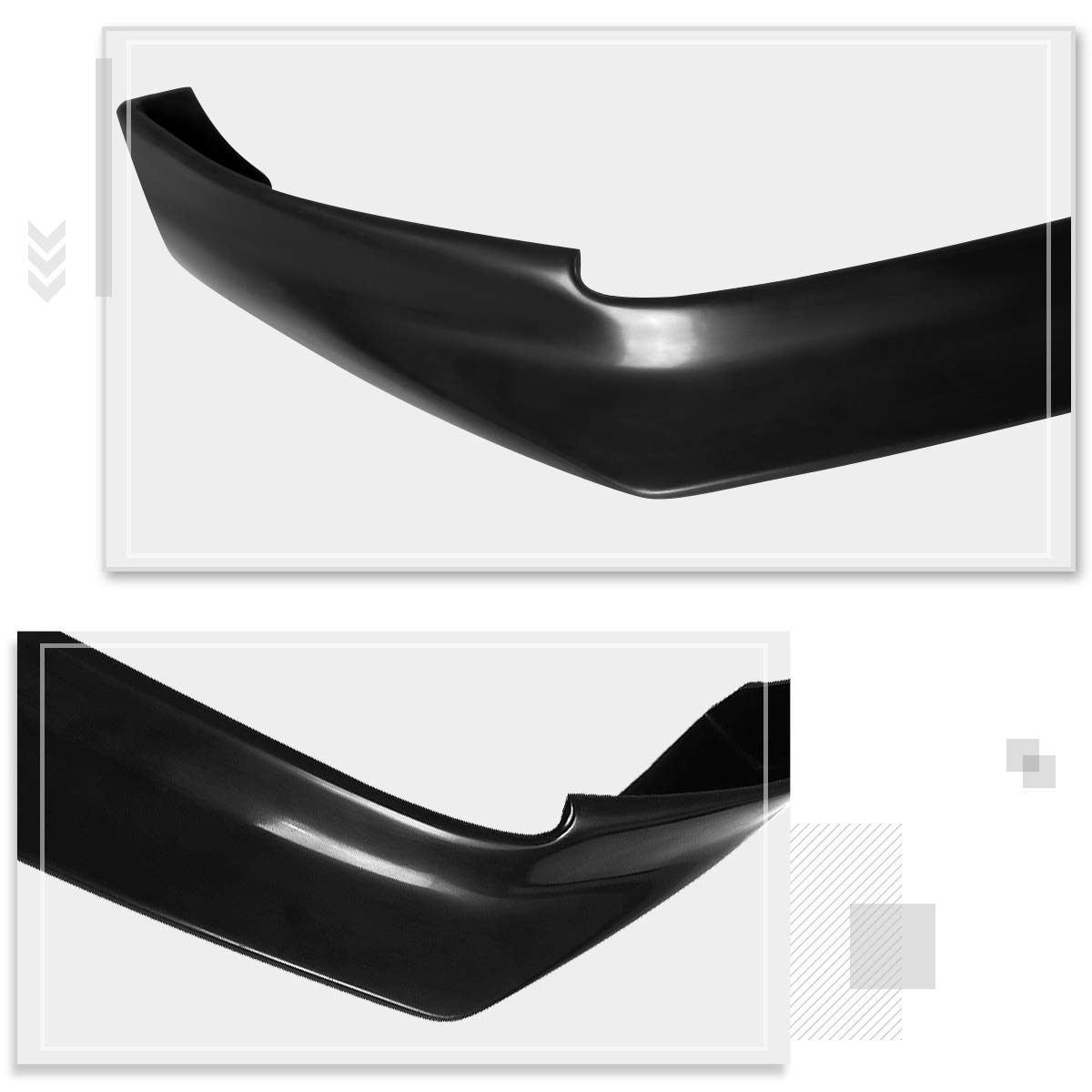ABS RA Style Front Bumper Lip Spoiler Wing Body Kit for 2011-2014 Dodge Charger - Aggressive Styling & Enhanced Aerodynamics - Perfect for Car Enthusiasts & Street Racing