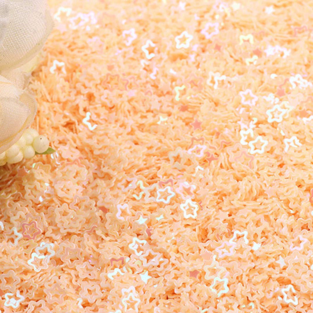 10g Star Shape Loose Sequins for Crafts, Nail Art, Embellishment - Glitter Accessories for Garment Sewing, DIY Decor - Perfect for Costumes, Scrapbooking & Party Decorations