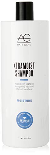 AG Hair Moisture Xtramoist Shampoo for Dry & Damaged Hair - 10 Fl Oz | Hydrating & Repairing Shampoo with Natural Oils | Perfect for Daily Use & Salon-Quality Results at Home