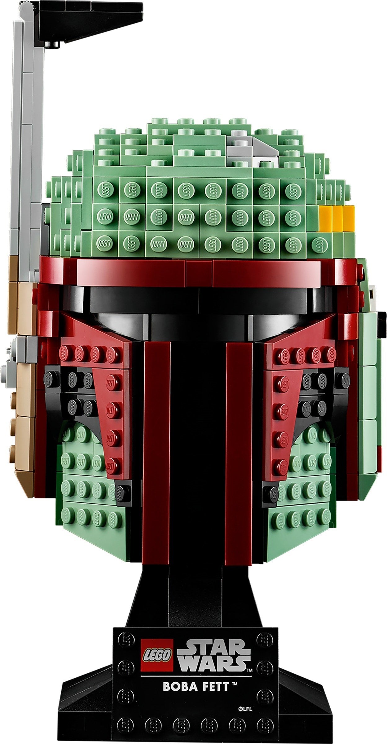 LEGO Star Wars Boba Fett Helmet Building Kit 75277 - Collectible Display Model for Adults, Perfect for Home Office Decor & Star Wars Fans Gift