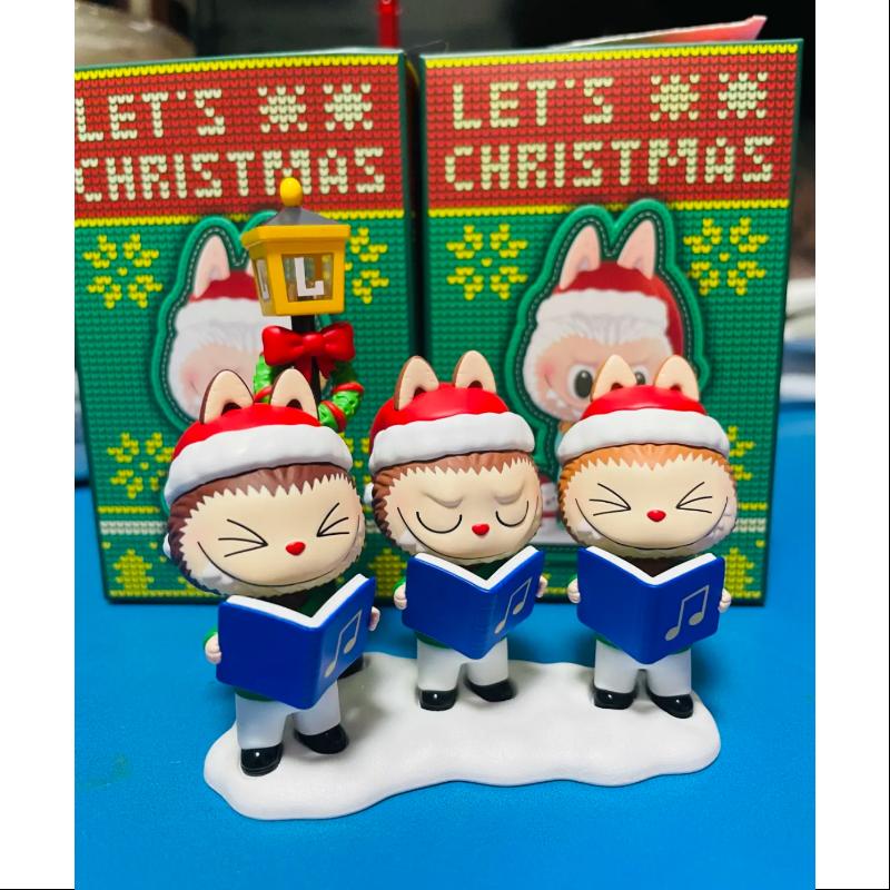 Labubu The Monsters Let's Christmas Series Secret Carol Singer - Cute Collectible Vinyl Figure for Holiday Decorations & Gift Giving