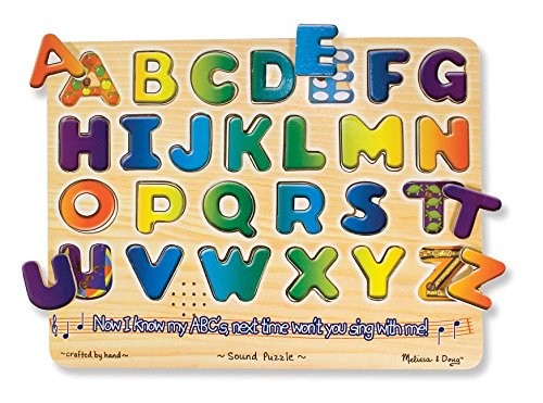 Alphabet Sound Puzzle - Wooden ABC Learning Toy for Kids, Educational Phonics Game for Toddlers & Preschoolers - Perfect for Homeschooling & Early Childhood Development