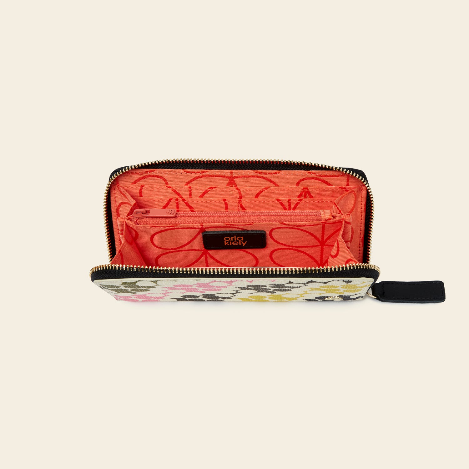 Forget Me Not City Wallet - Floral Puzzle Design Wallet for Women, Perfect for Travel, Shopping, and Everyday Use