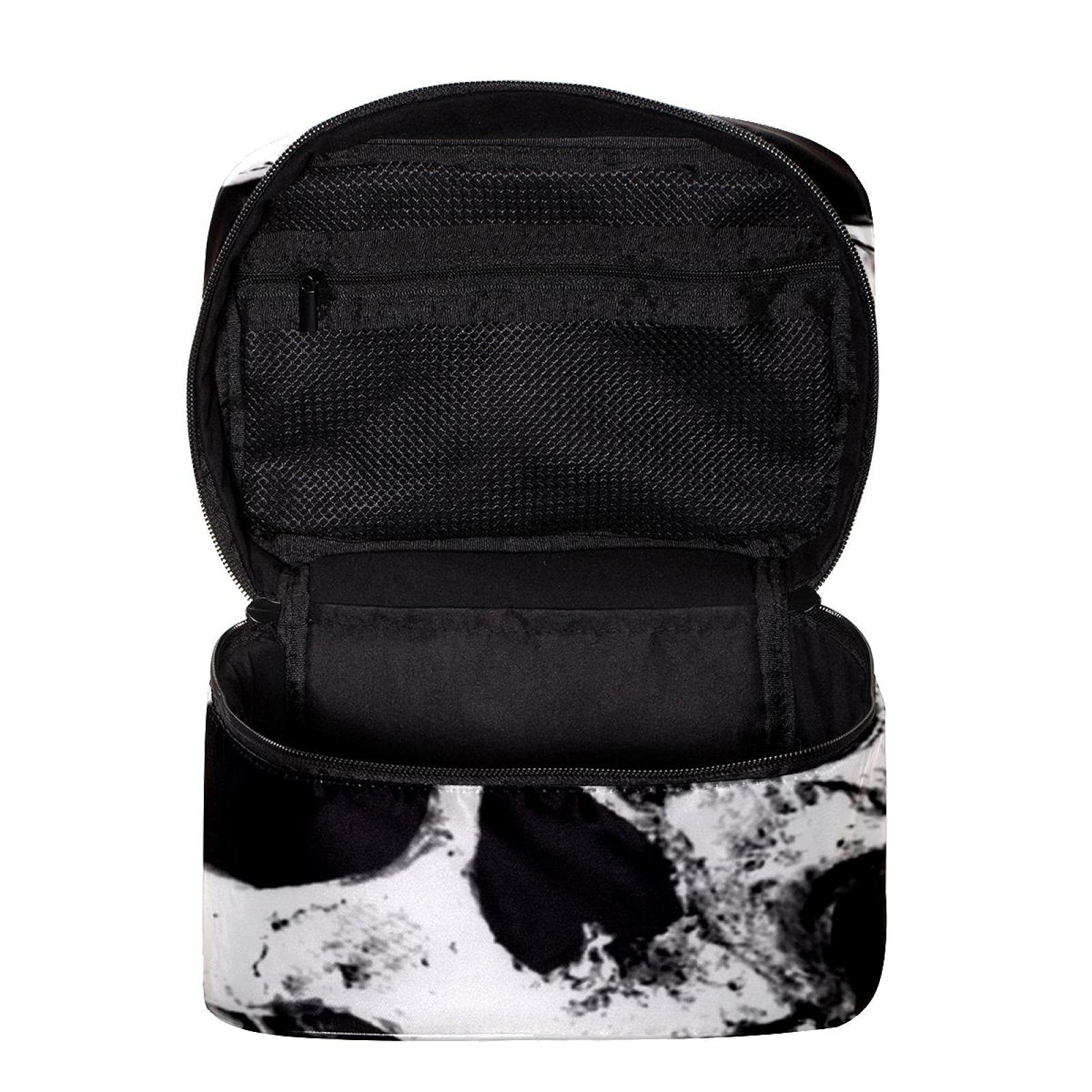 Dead King Floral Travel Makeup Bag - Large Cosmetic Organizer for Women | Travel & Daily Use