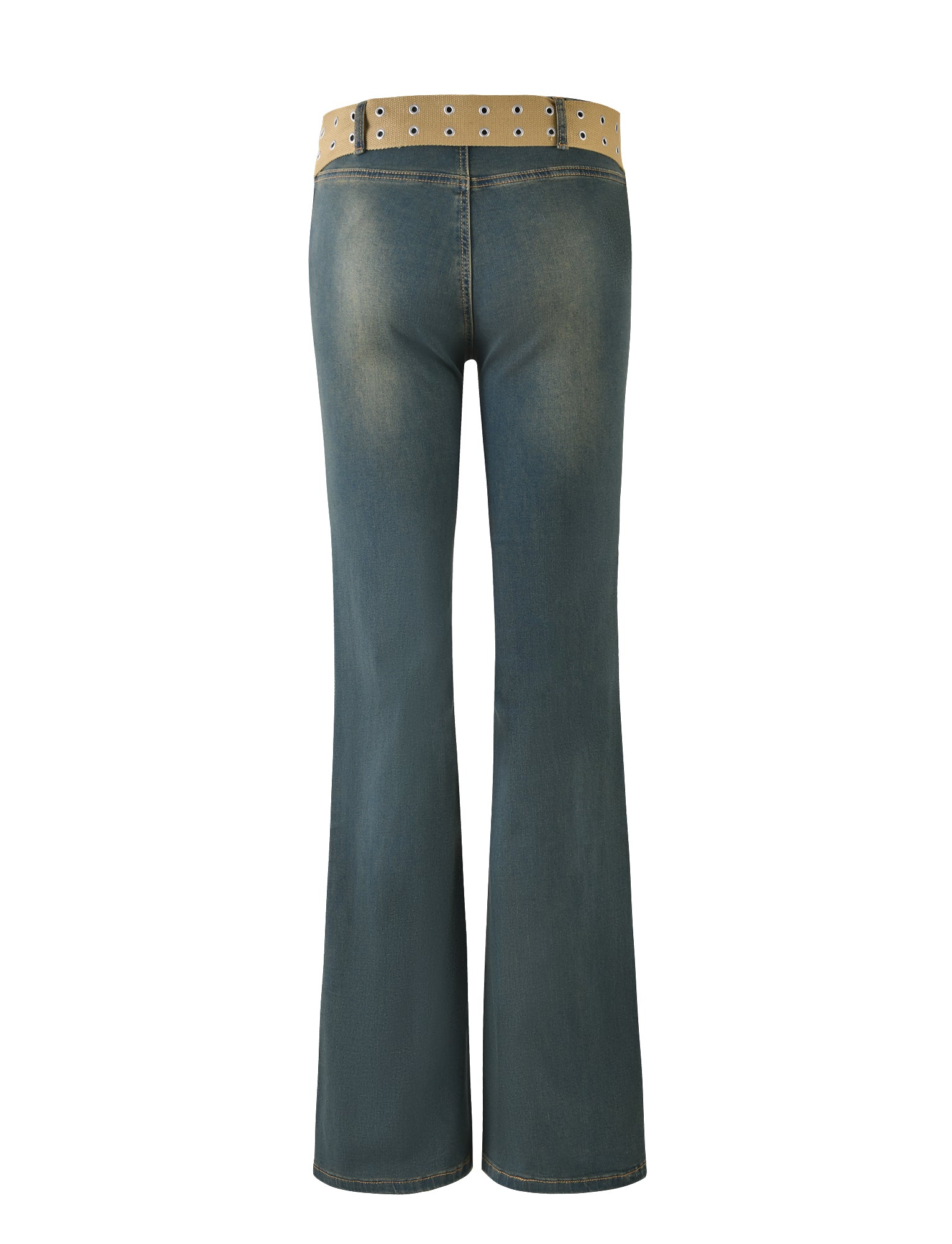 ISABEL JEAN Blue Denim Jeans for Women - High Waisted Skinny Jeans, Stretch Comfort Fit - Perfect for Casual Wear, Office & Date Night
