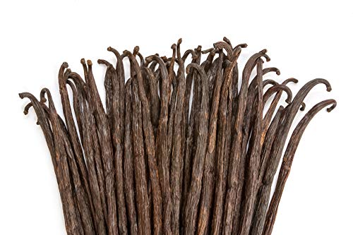 Premium 1/2 LB Vanilla Beans - Grade B Whole Pods for Baking, Homemade Extract, Brewing & Cooking | Tahitian Vanilla for Desserts, Coffee & Cocktails | 8 oz Natural Flavor Enhancer
