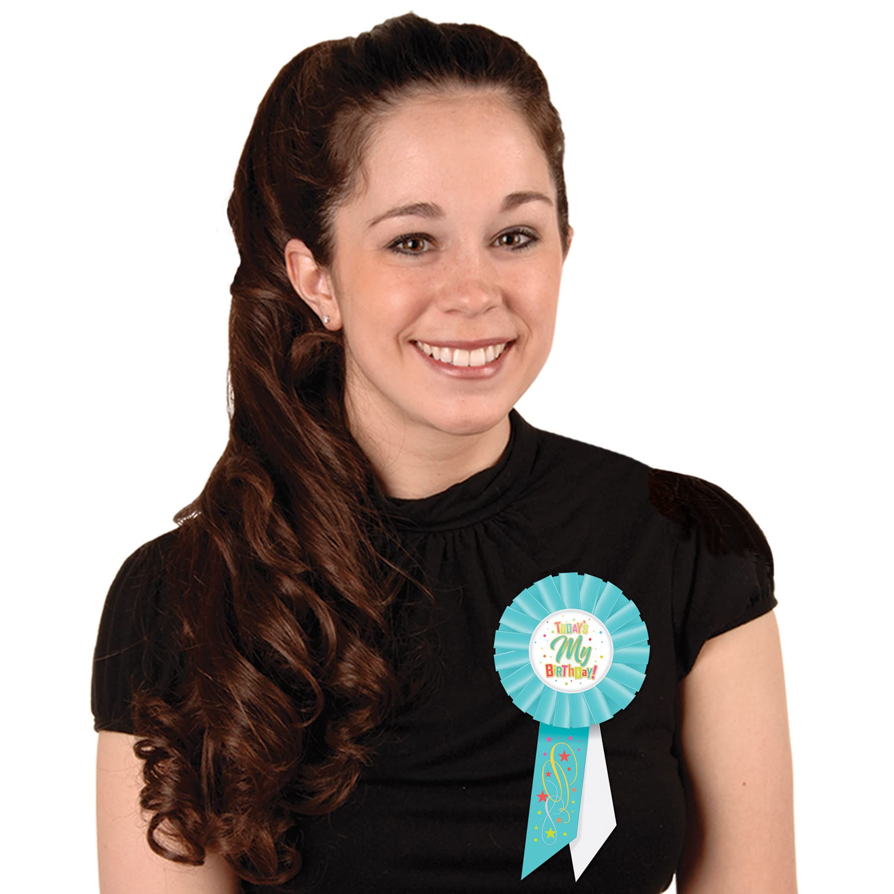 Birthday Rosette Sash Pack of 2 - Premium Party Decorations for Birthday Celebrations, Anniversaries & Special Events