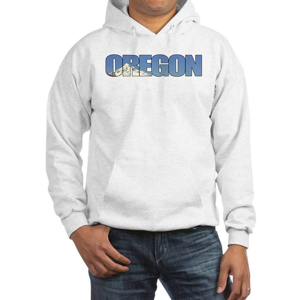 Oregon Hooded Sweatshirt with Mt. Hood Design - Warm Pullover for Outdoor Adventures & Casual Wear