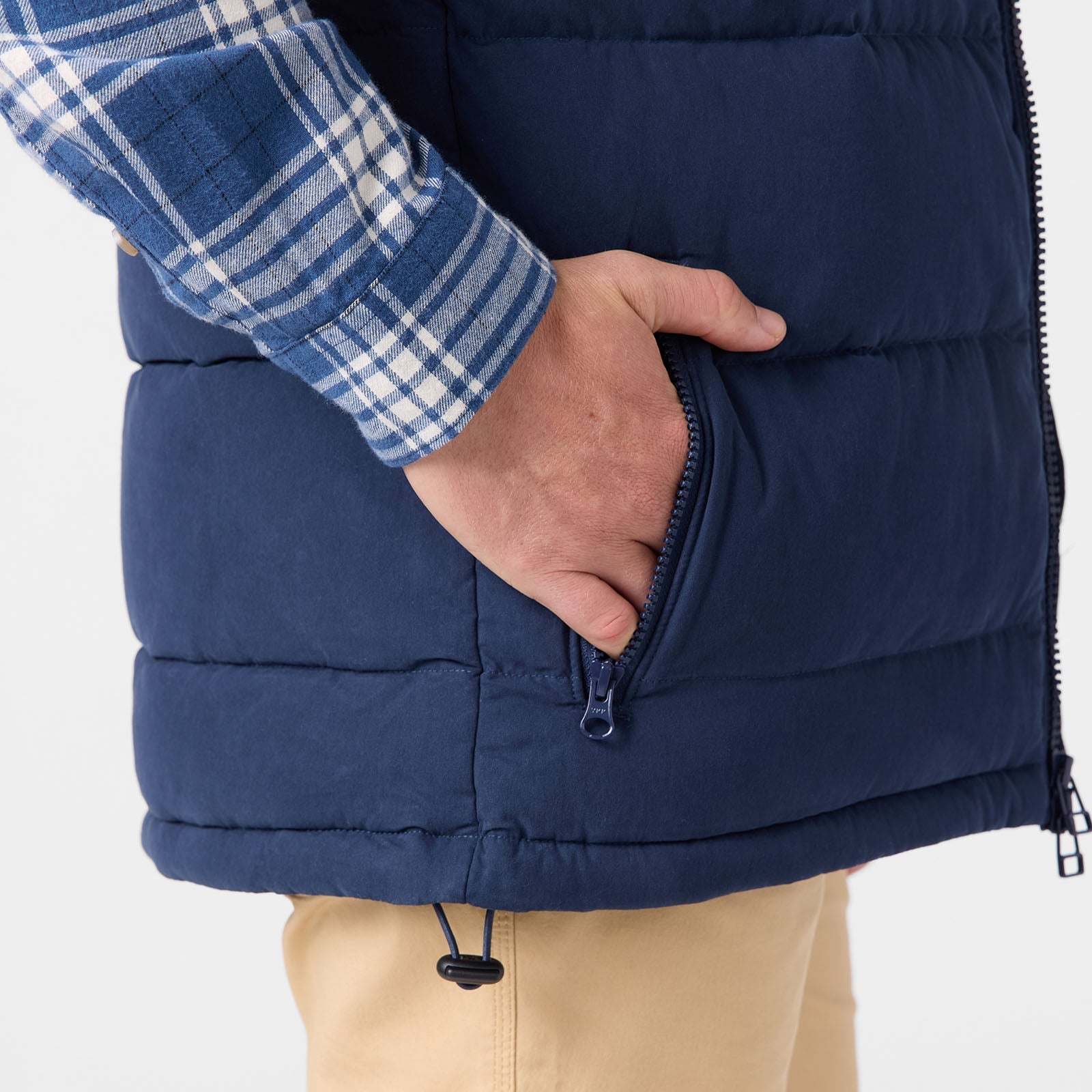 Ryker Peak Down Vest for Men - Lightweight Warm Puffer Jacket for Outdoor Hiking & Winter Travel - Water-Resistant Insulated Coat for Camping, Skiing & Cold Weather Activities