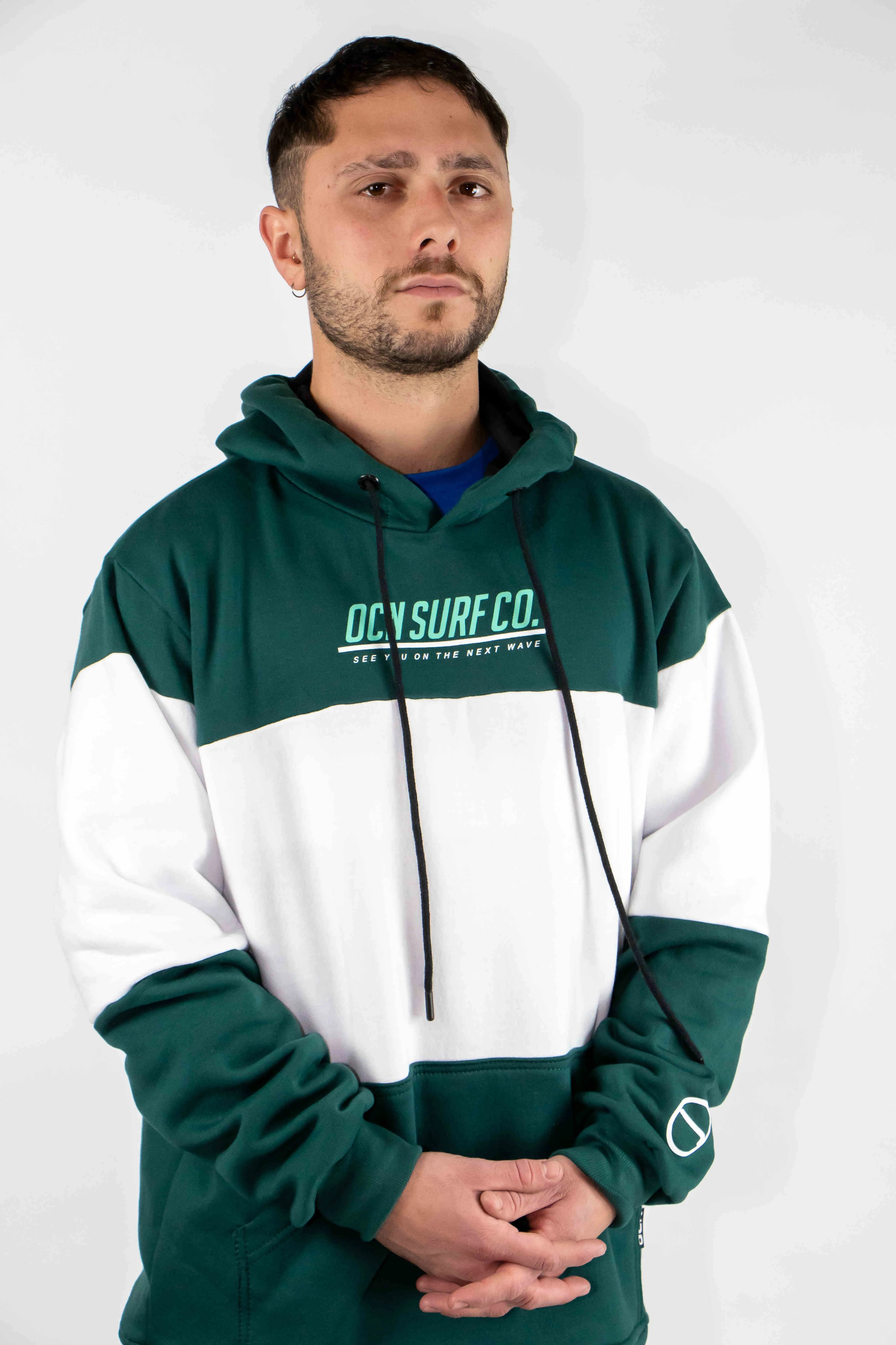 Ocn H Denali Jungle White Hoodie - Men's & Women's Casual Pullover Sweatshirt for Outdoor Adventures & Streetwear Fashion