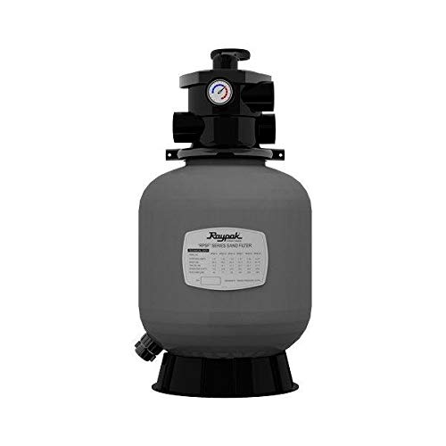 Raypak Protege SF 18-Inch Top Mount Above Ground Pool Sand Filter System - Efficient Water Filtration for Backyard Swimming Pools & Inflatable Pools