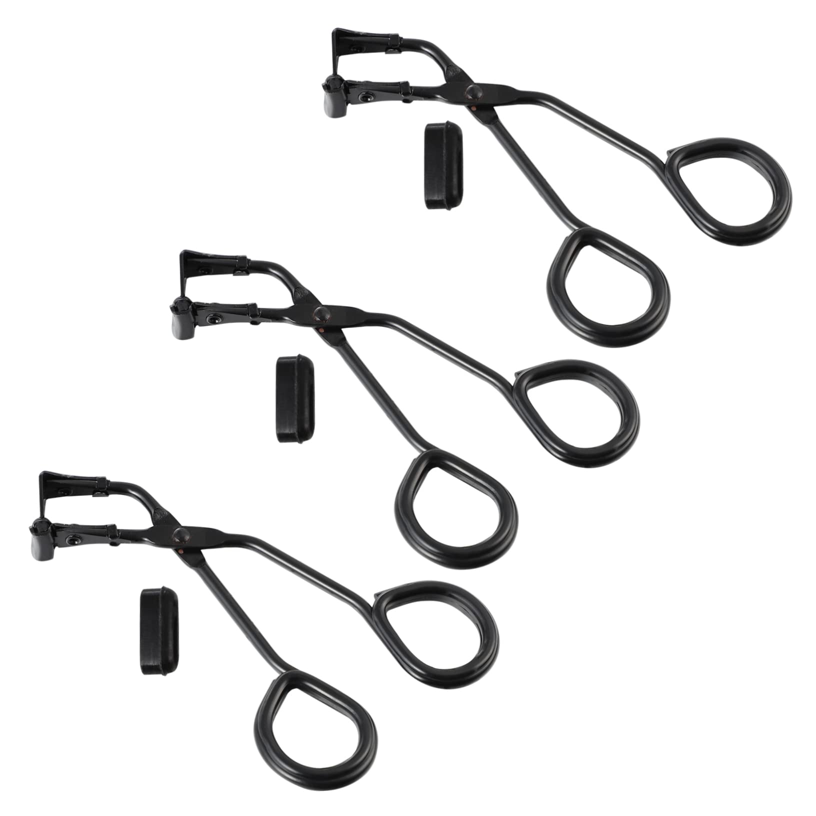 Beautifu Long Lasting Eyelash Curler Set - 3 Eyelash Curlers with 6 Replacement Pads - Professional Makeup Tool for Perfect Curled Lashes - Great for Daily Makeup, Bridal Looks & Special Occasions
