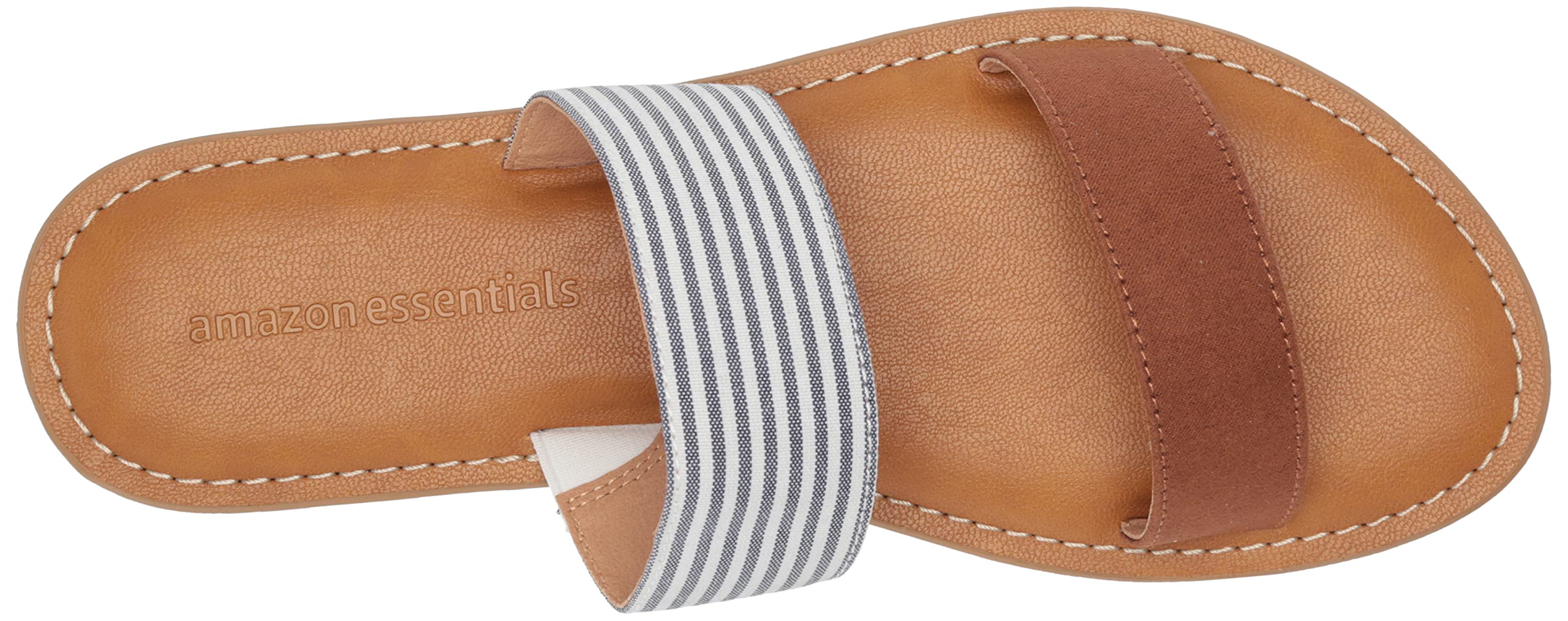 Amazon Essentials Women's Two Band Comfortable Sandals - Lightweight & Stylish Summer Footwear for Beach, Pool, and Casual Outings