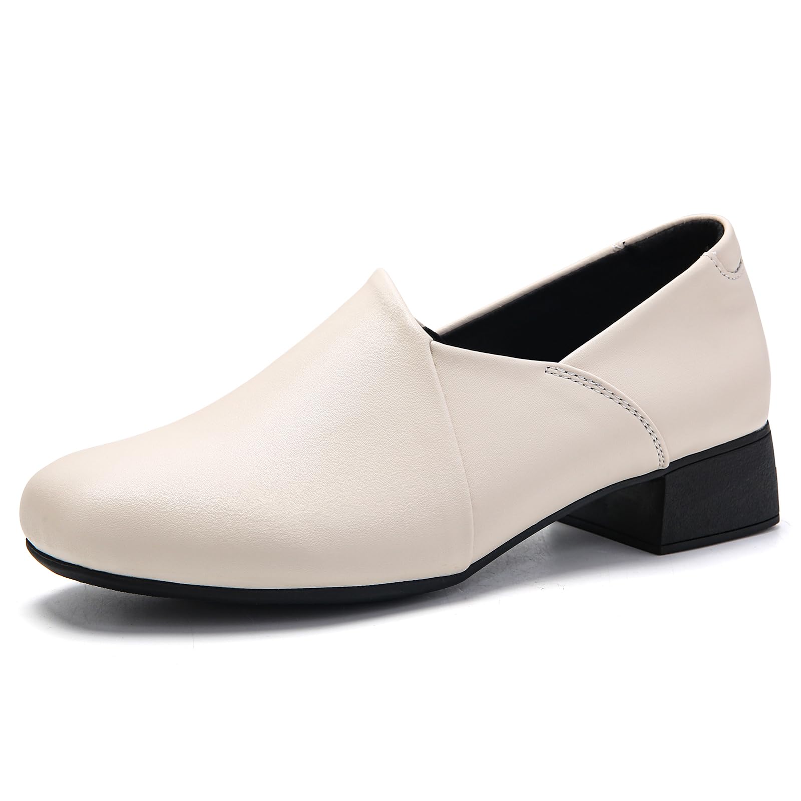 UZB Women's Slip-On Loafers - Low Heel Dress Shoes for Work, Office & Casual Wear - Comfortable & Stylish for Business, Travel & Everyday Use