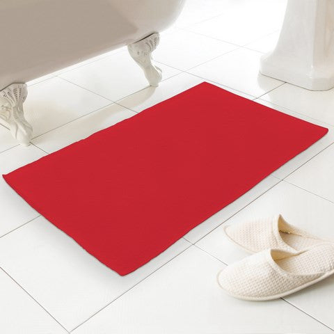 Soft Non-Slip Bathroom Rug - Absorbent Microfiber Bath Mat for Shower, Tub & Bathroom Floor - Quick Dry, Machine Washable - Perfect for Bathroom Decor & Safety (Grey)