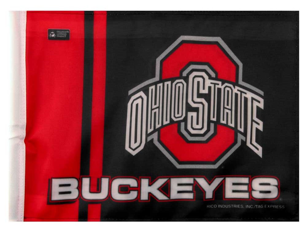 Ohio State Buckeyes Car Flag - 16x19