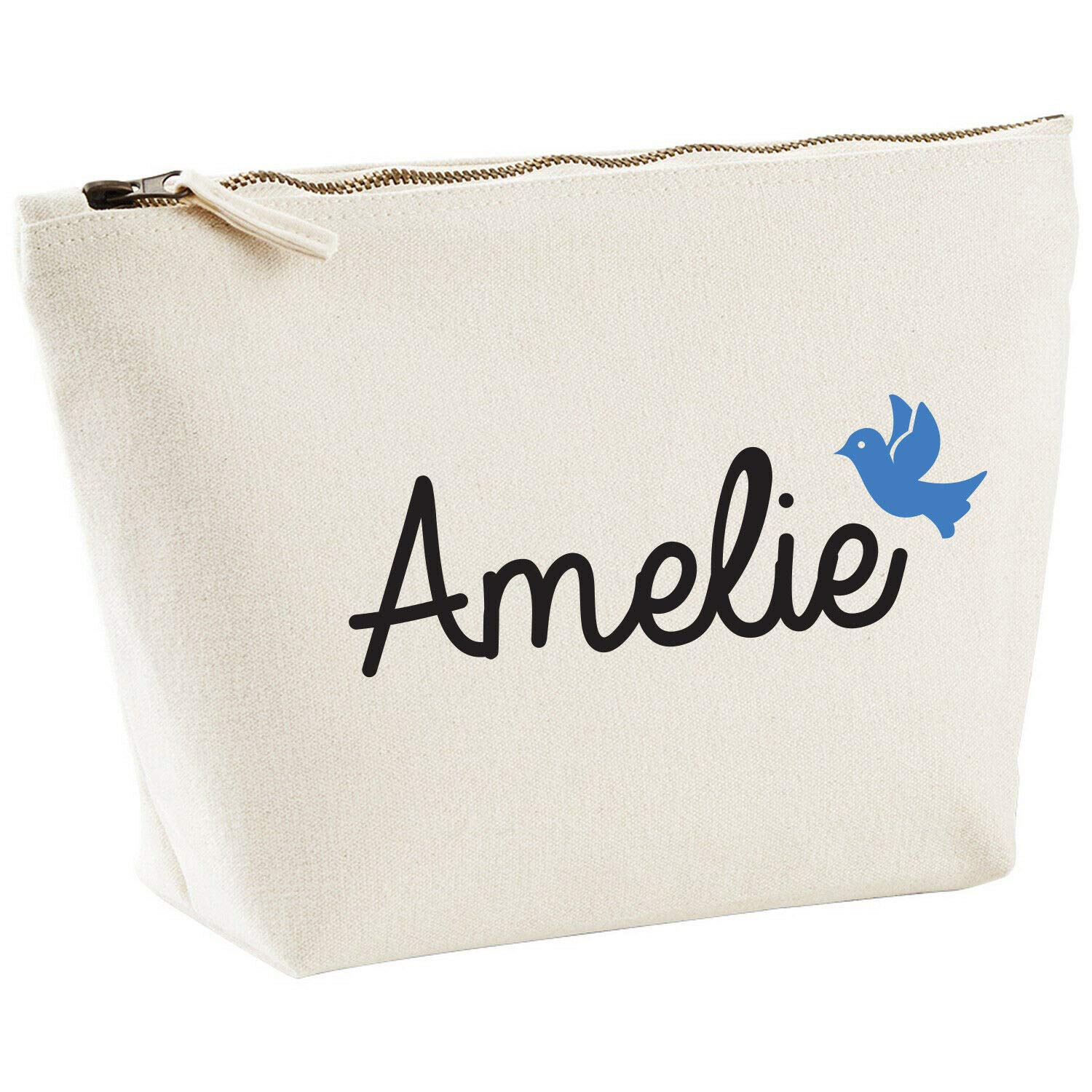 Personalized Makeup Bag with Custom Name - Unique Birthday Gift for Women, Mothers Day Present - Perfect for Travel, Gym & Cosmetics Storage