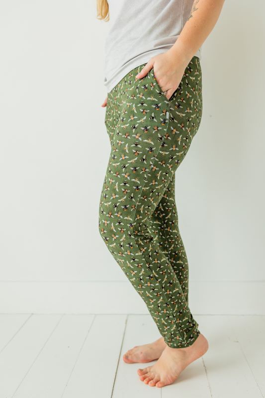 Bee Kind Women's Modal Jersey Jogger Pants - Soft Stretchy Lounge Pants for Yoga, Running, Travel & Casual Wear
