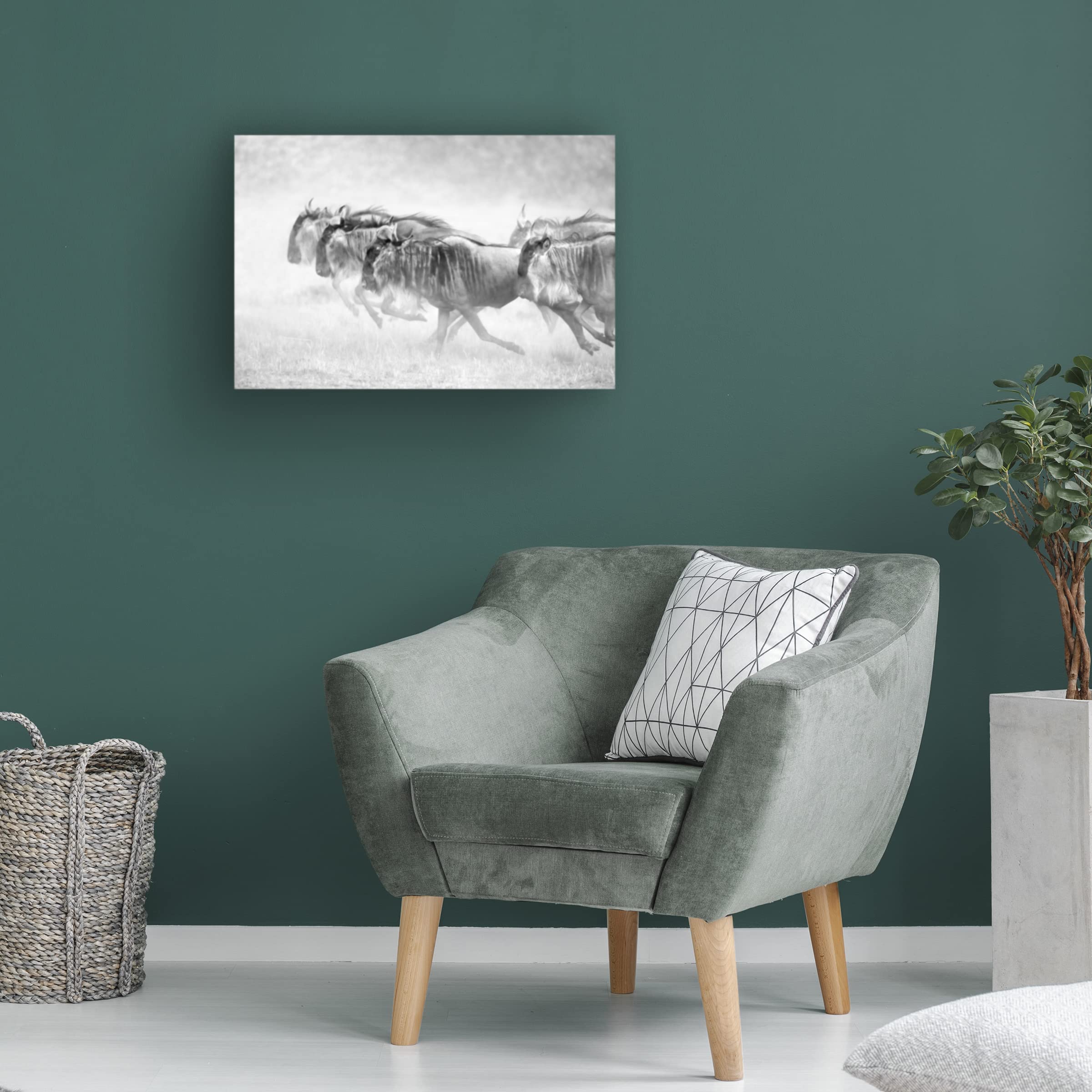 John Fan 'Unstoppable' Canvas Wall Art Print - Modern Inspirational Home Decor for Living Room, Bedroom & Office - Trademark Fine Art Collection