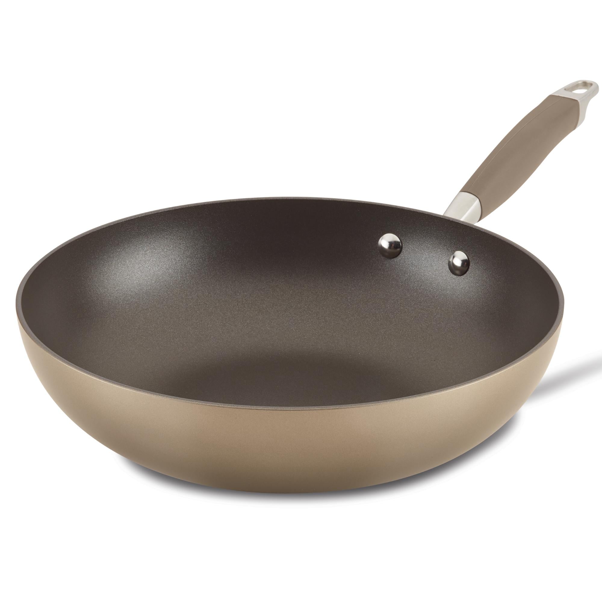 12 Inch Non-Stick Stir Fry Pan - Professional Wok for Home Cooking, Perfect for Stir-Fry, Sautéing & Deep Frying - Induction Compatible & Oven Safe - Ideal for Asian Cuisine & Quick Meals