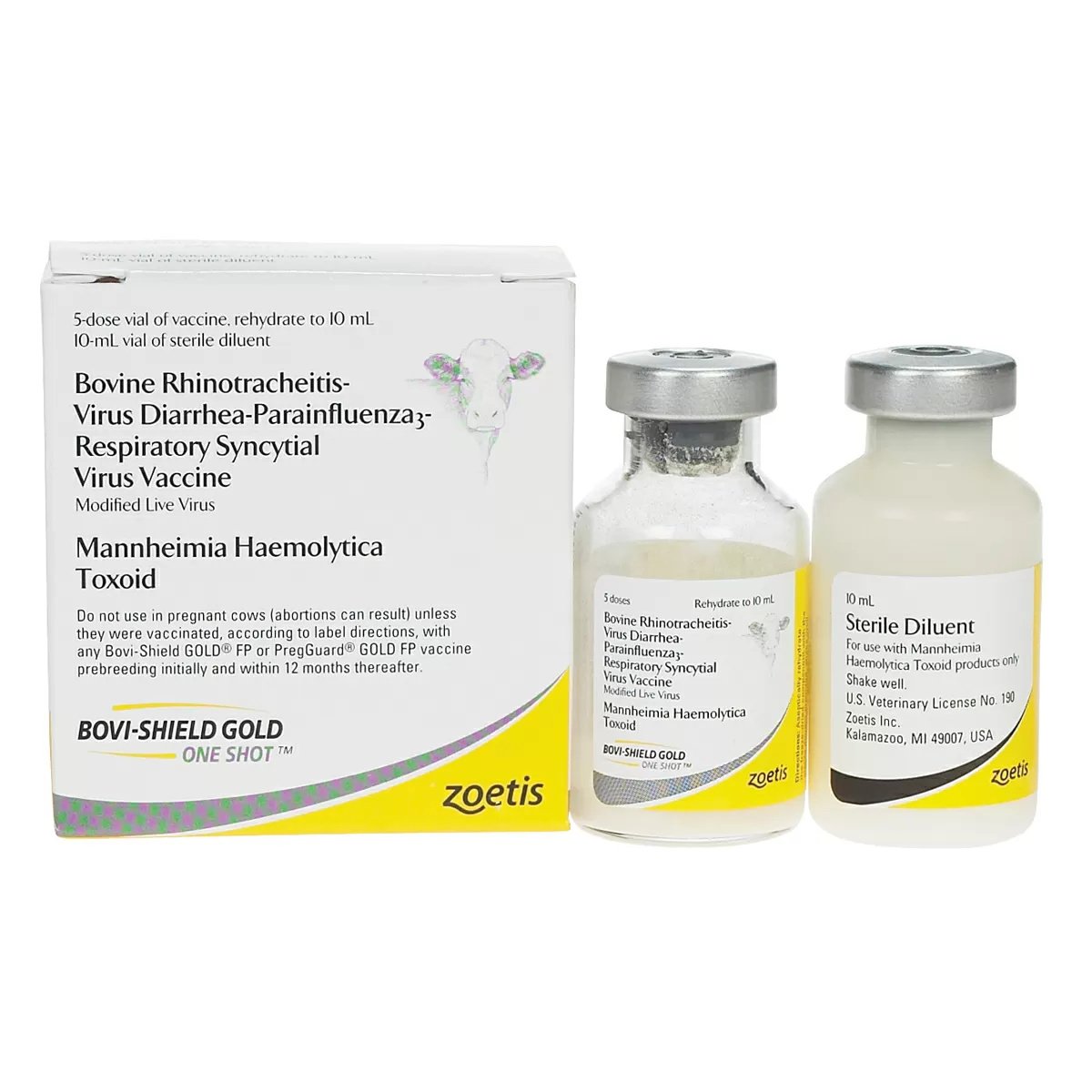 Bovi Shield Gold One Shot™ Vaccine for Cattle by Zoetis - Prevent Respiratory Diseases in Beef & Dairy Cattle