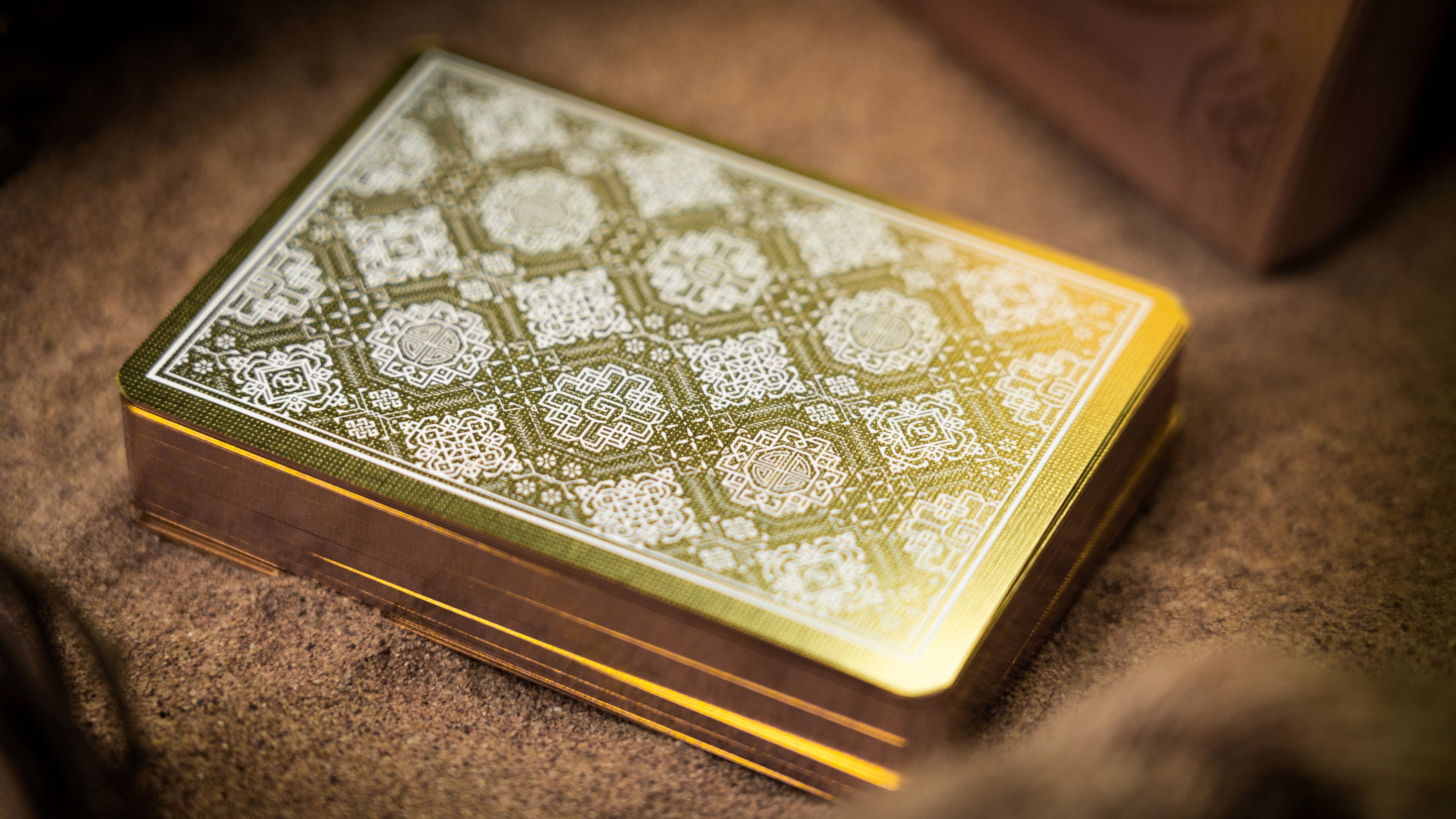 Premium Silk Wooden Boxset by Ark Playing Cards - Luxury Collectible Card Holder for Poker, Magic, and Gift Giving