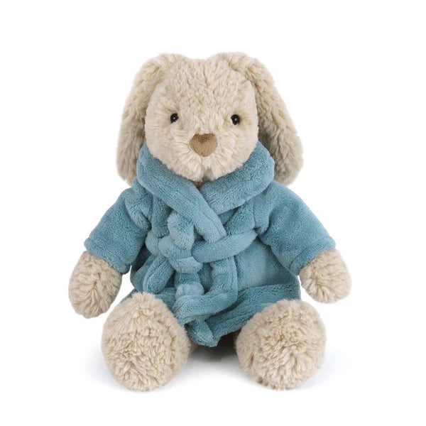 Mon Ami Harlow Blue Bunny Plush Stuffed Animal - Soft Bath Time Toy for Babies & Toddlers, Perfect Gift for Newborns, Showers & Nursery Decor