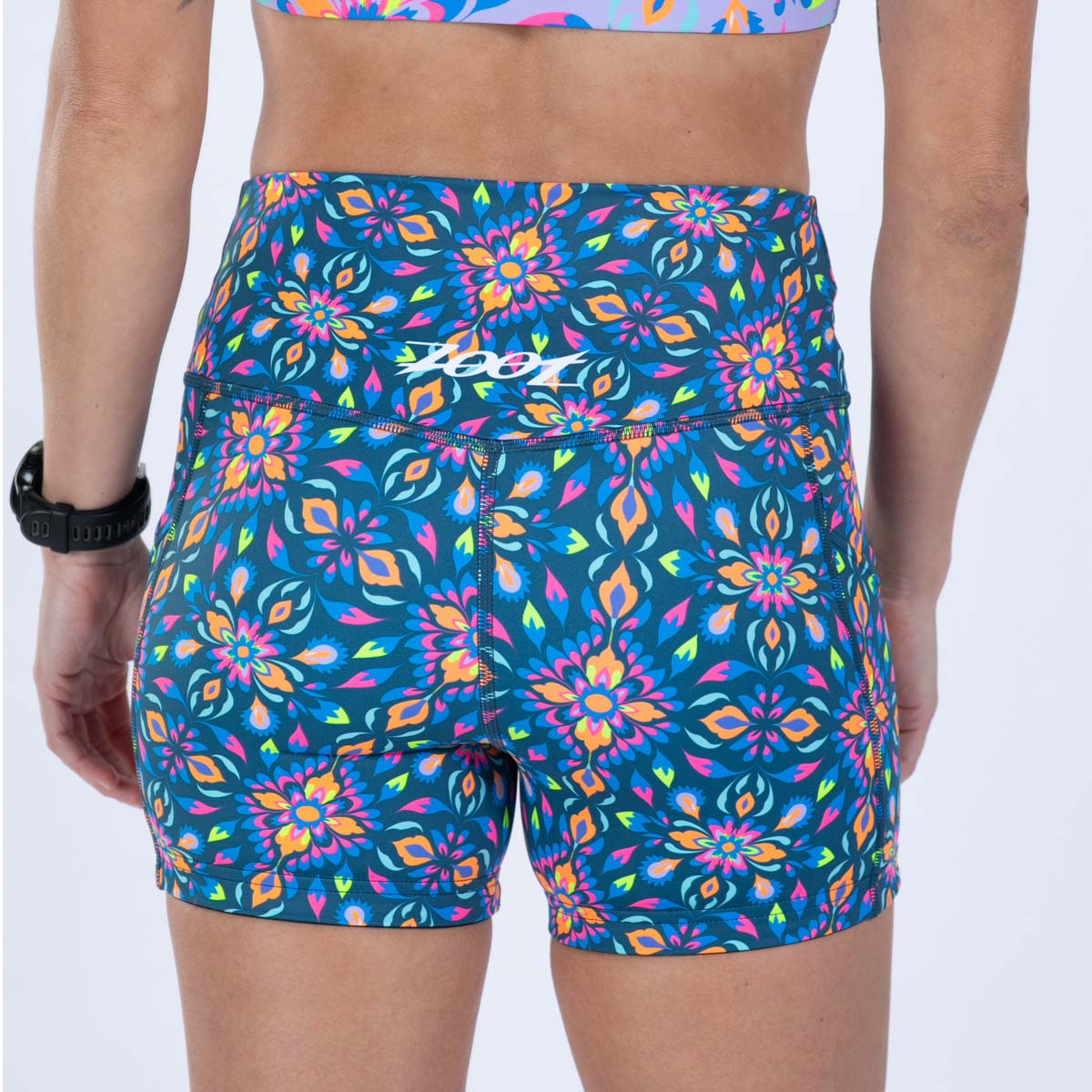 Women's Limited Edition Run 4 Pulse High-Rise Running Shorts - Kaleidoscope Print | Perfect for Jogging, Gym Workouts & Yoga