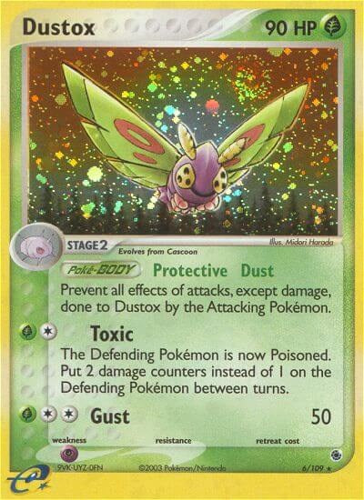 Dustox Pokemon Card [RS 6/109] - Rare Holo for Collectors & Competitive Play