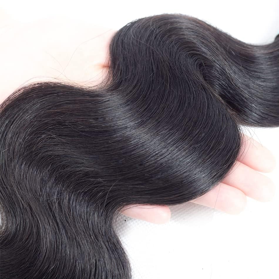 10A Grade 100% Unprocessed Brazilian Virgin Human Hair Bundles - Body Wave 3 Bundles (20/22/24/26 Inch) for Hair Extensions & Weaves | Natural Color for Daily Styling, Parties & Special Occasions