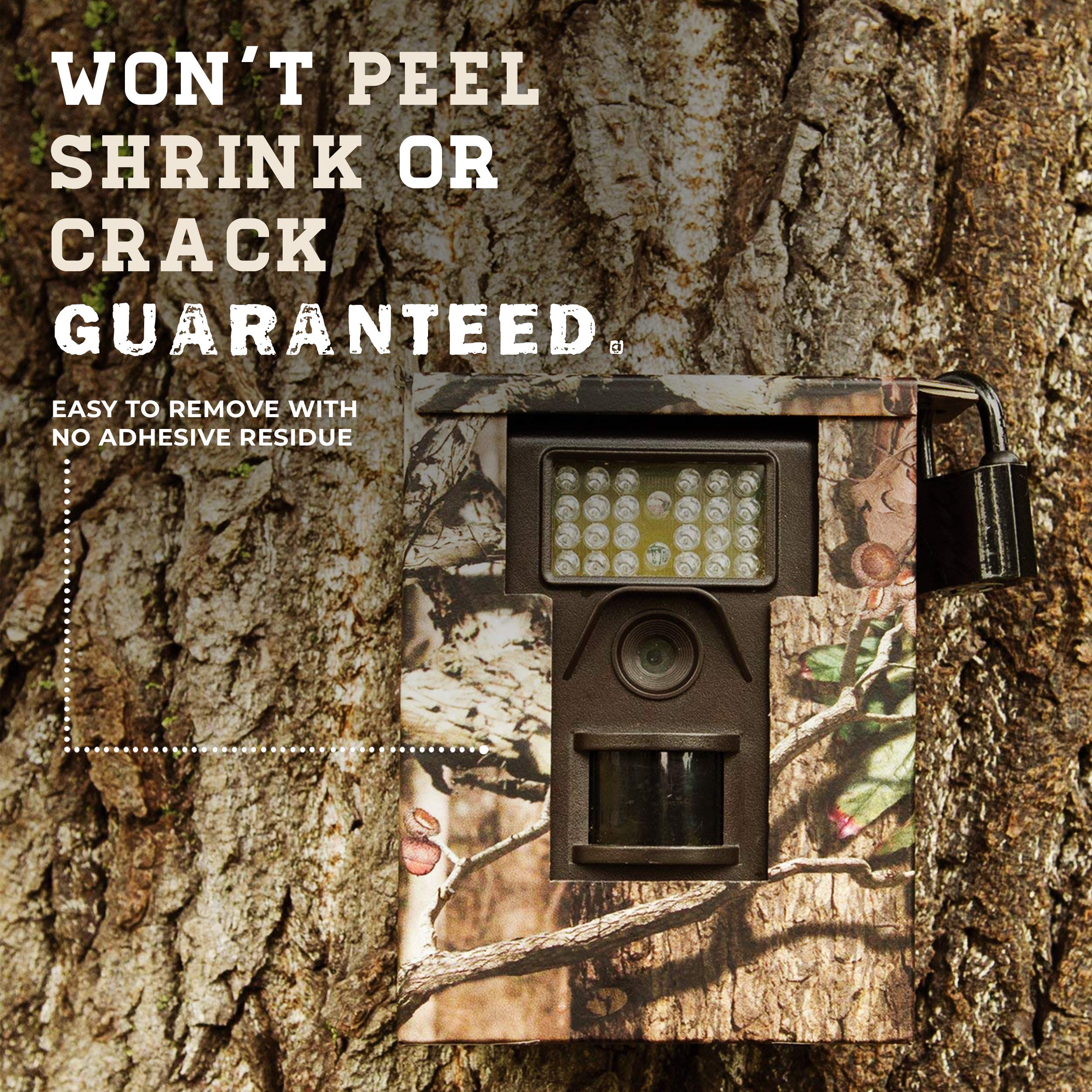Mossy Oak Bottomland Camo Camera Lock Box Skin - Durable Protective Cover for Trail Cameras & Hunting Gear - Ideal for Outdoor Wildlife Photography & Hunting Adventures