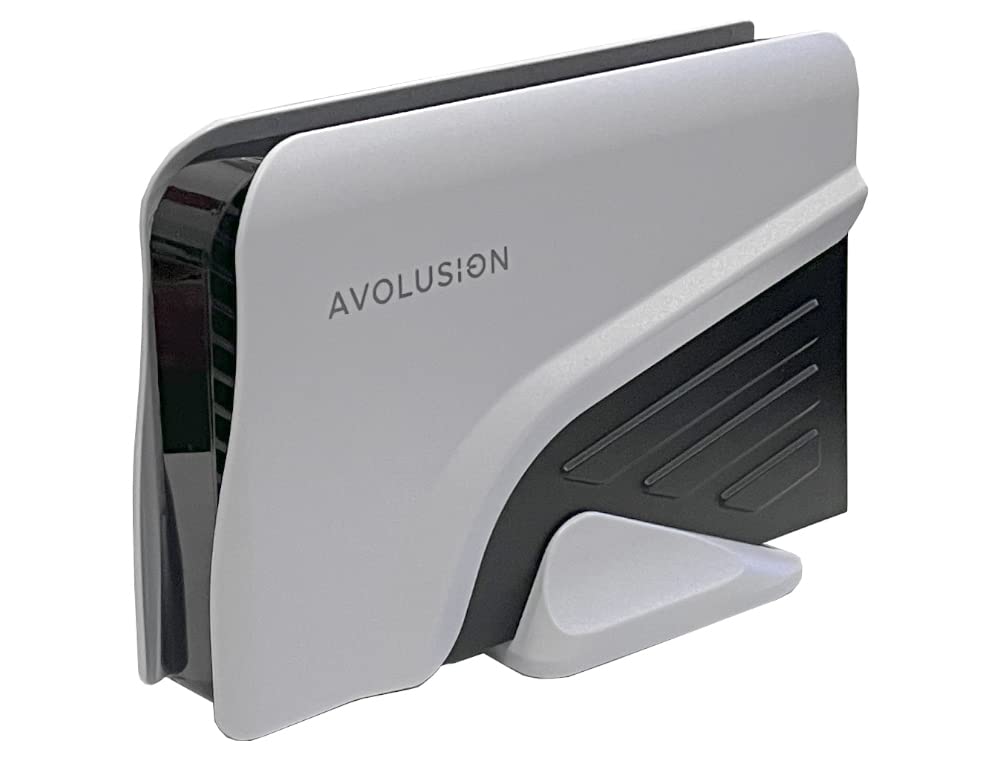 Avolusion PRO-Z 6TB USB 3.0 External HDD for PS5/PS4 Gaming - White (Renewed) - Perfect for Game Storage & Backup