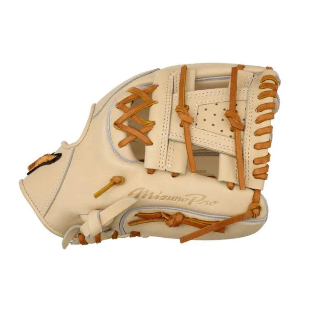 Mizuno Pro GMP 4000S 11.5 Inch Premium Infielder Baseball Glove - 313199.RG81 | High-Performance Leather Glove for Baseball Players, Ideal for Infield Practice & Games