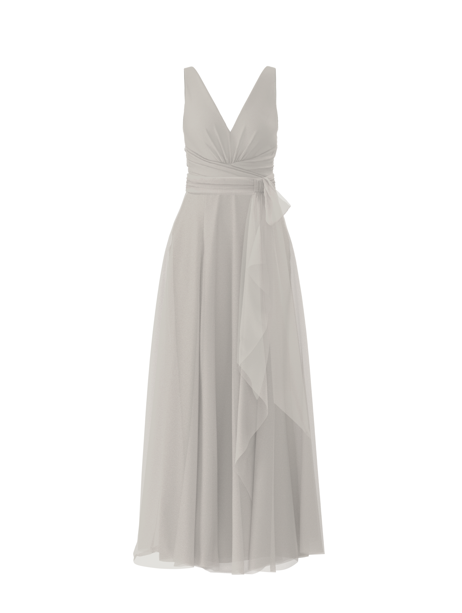 Justine Bodice & Jaycie Skirt Set with Sash Belt - Elegant Dove White Outfit for Women | Perfect for Weddings, Parties & Special Occasions