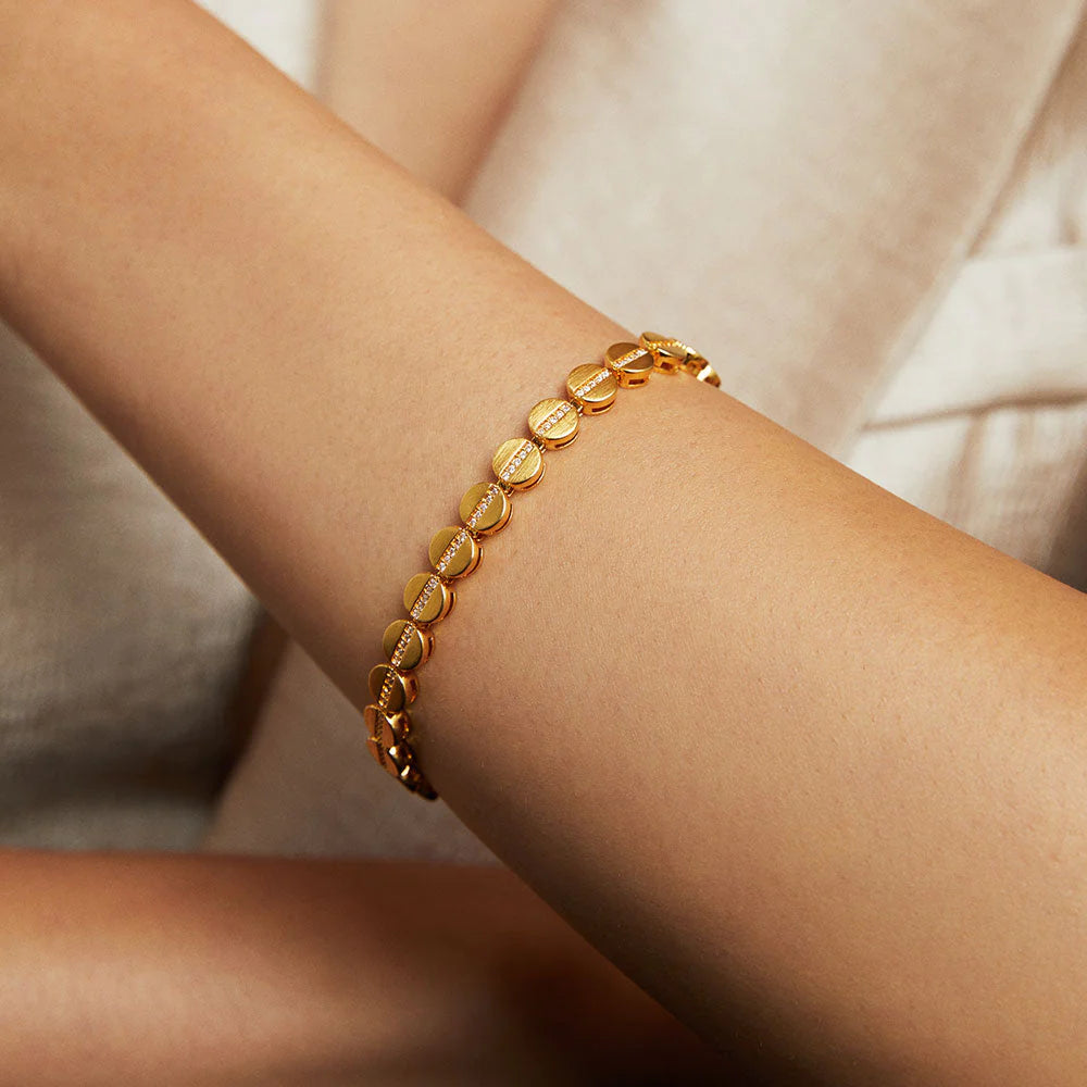 Dean Davidson Signature Petit Pavé Bracelet - Elegant Diamond Tennis Bracelet for Women, Perfect for Weddings, Anniversaries & Special Occasions