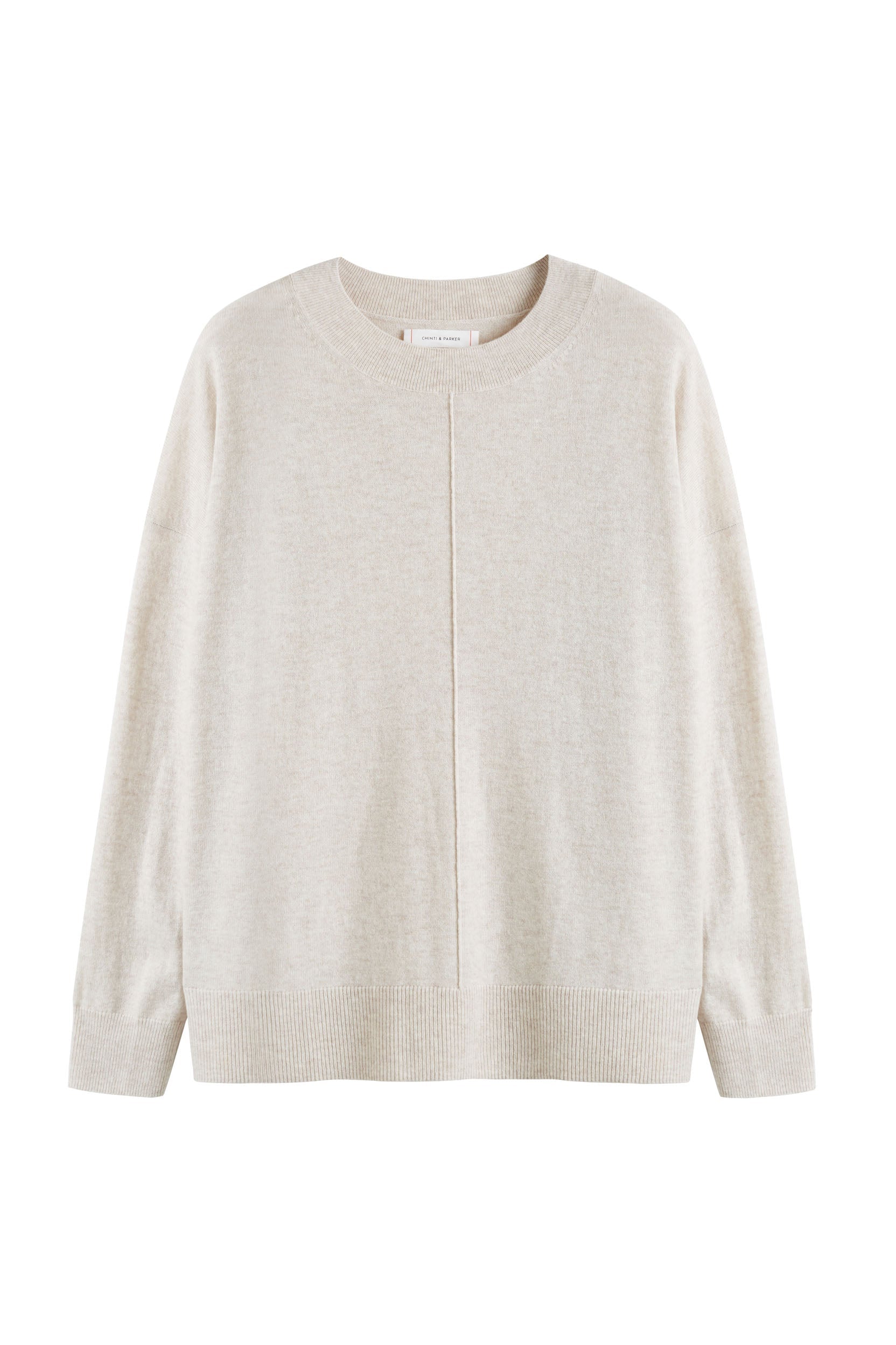 Light Oatmeal Wool Cashmere Slouchy Sweater for Women | Soft Oversized Pullover | Cozy Winter Knitwear for Casual Outfits & Lounge Wear