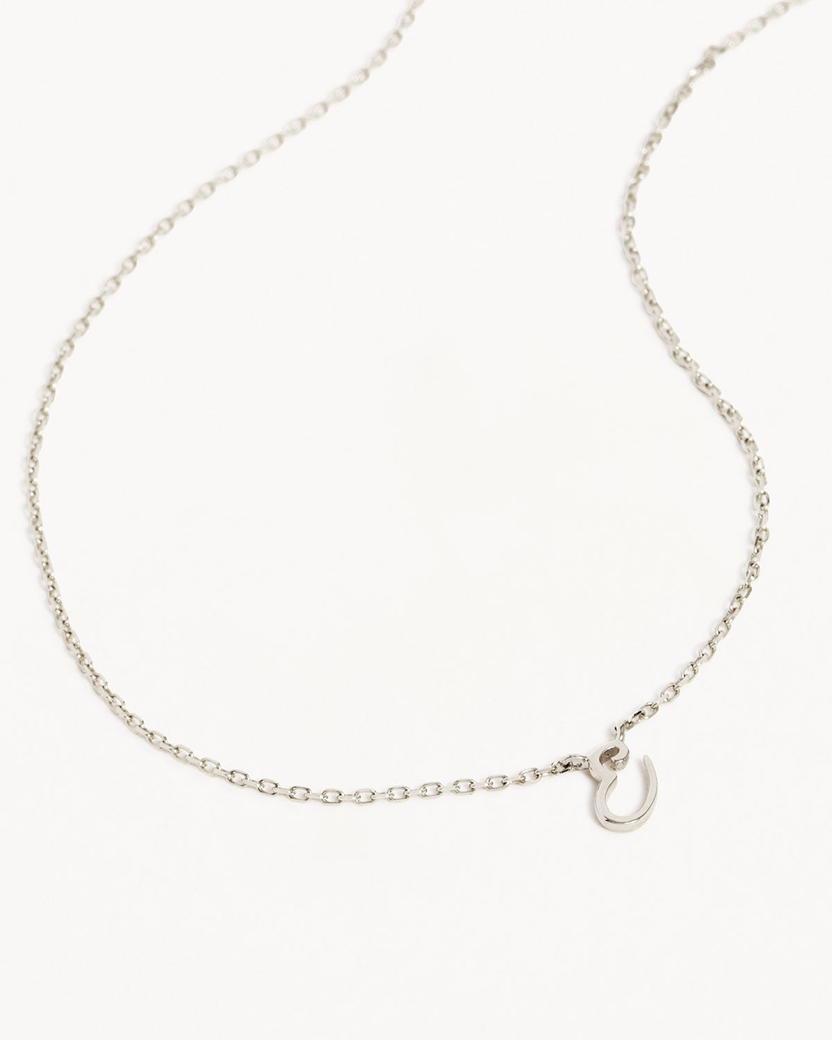 Sterling Silver Love Letter Necklace for Women - Personalized Engraved Pendant Jewelry Gift for Anniversary, Valentine's Day & Romantic Occasions