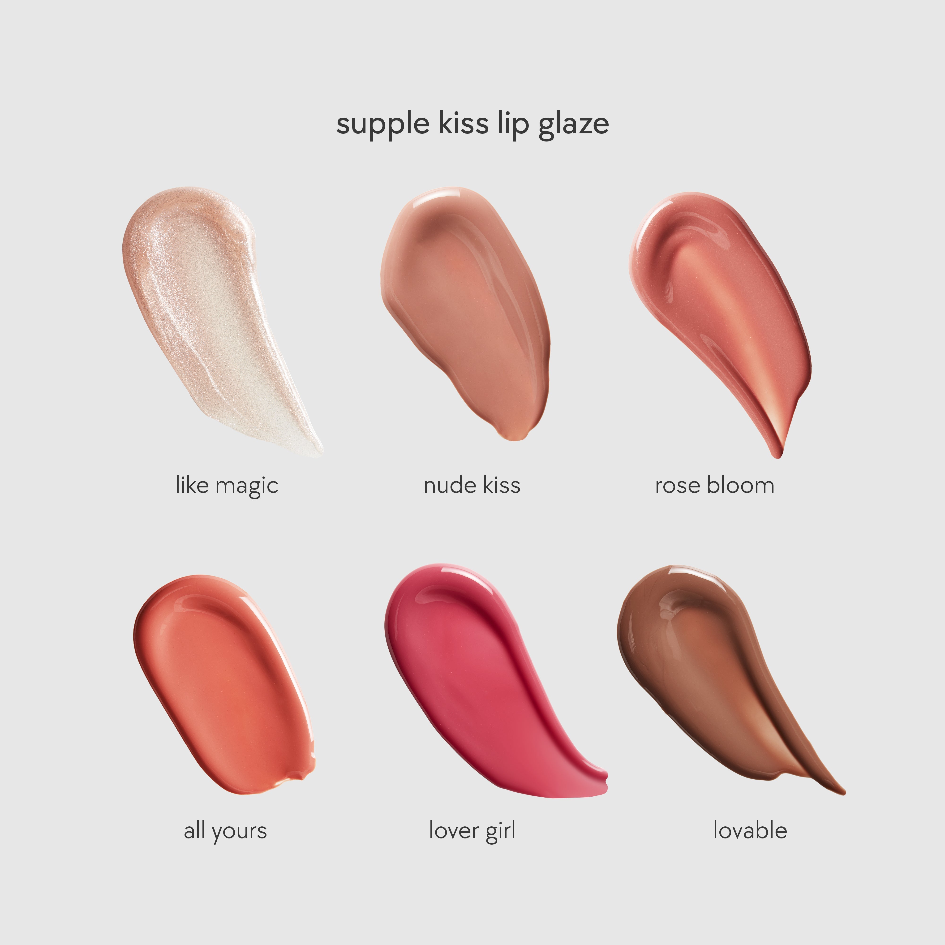 Supple Kiss Lip Glaze Bundle - Hydrating & Shiny Lip Gloss Set for All-Day Wear | Perfect for Parties, Date Nights & Everyday Makeup Looks