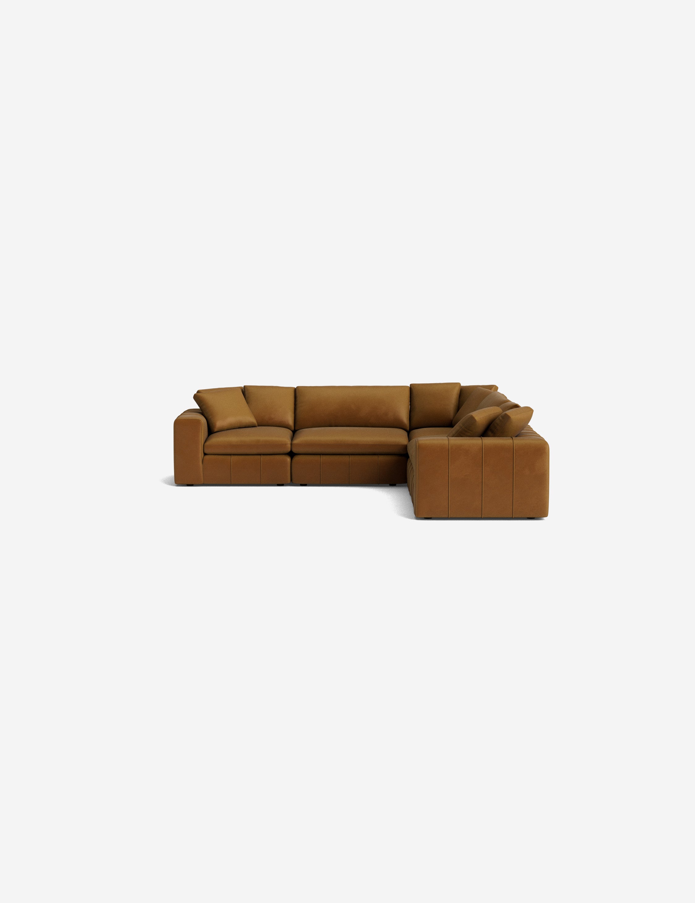 Capella Modular Corner Sectional Sofa - Modern L-Shaped Couch with Reversible Chaise, Soft Fabric Upholstery - Perfect for Living Room, Family Room & Home Theater