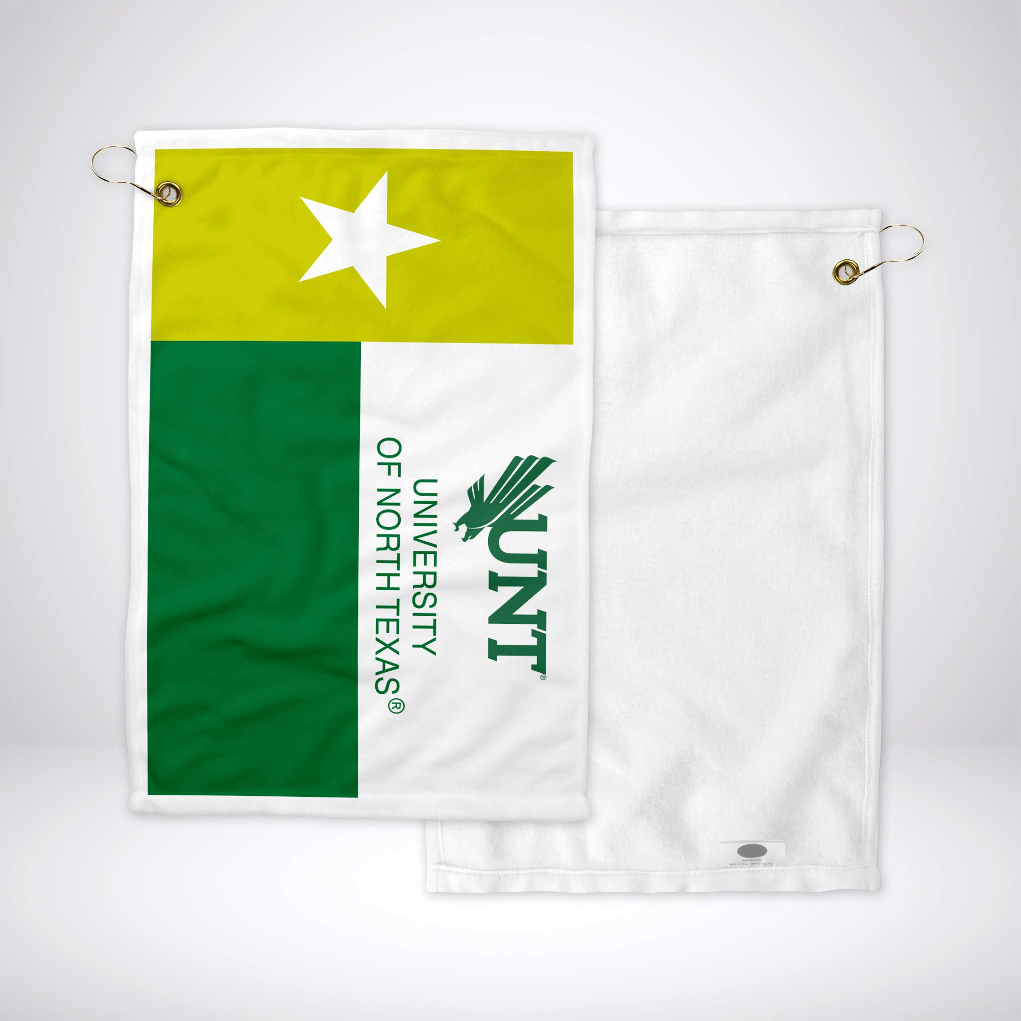 University of North Texas Golf Towel - Premium Microfiber Sports Towel 11x18 Inches - Absorbent Face & Gym Towel for Golf, Workouts & Travel - Perfect for UNT Alumni, Athletes & Fitness Enthusiasts