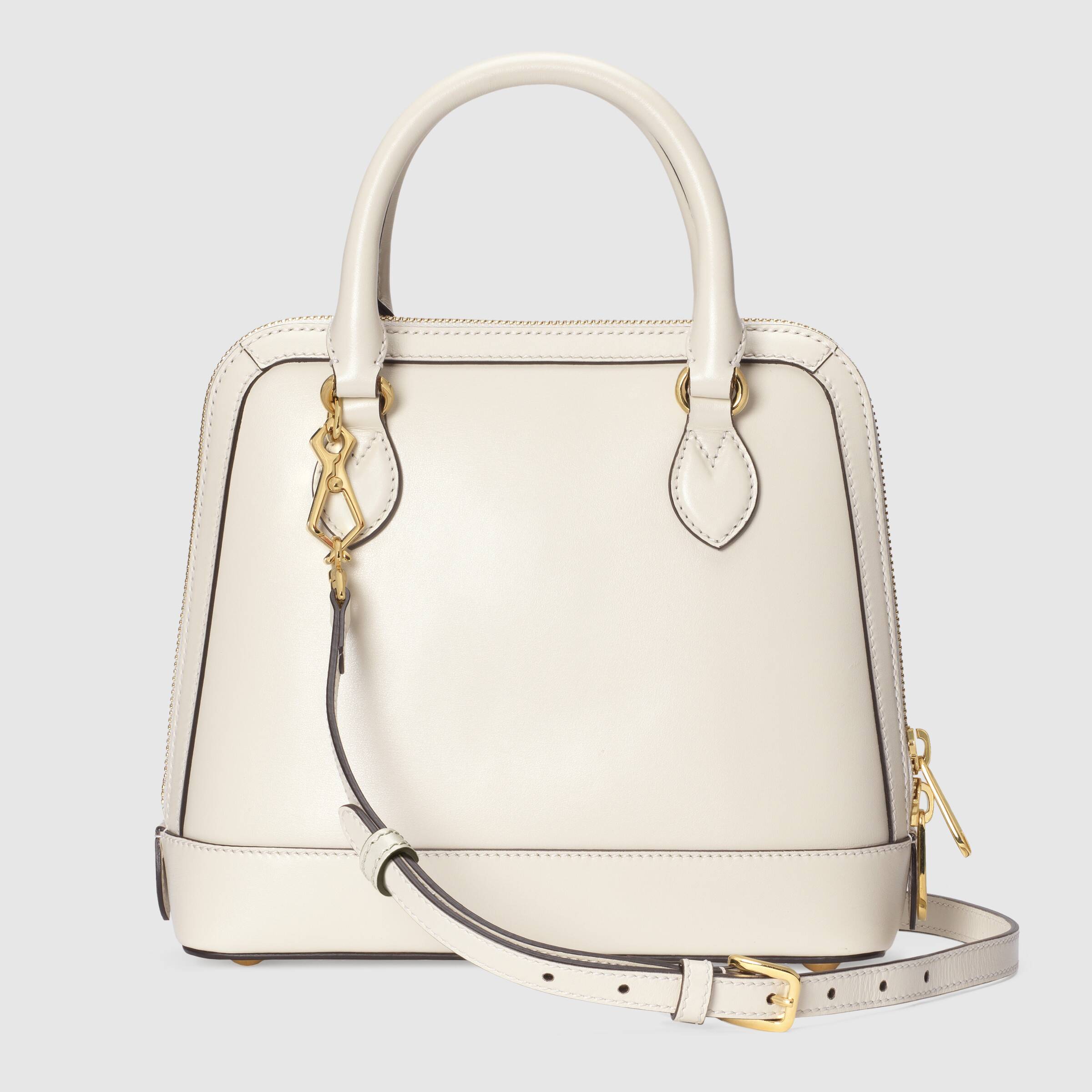 Gucci 1955 Horsebit Small Top Handle Bag in White - Luxury Leather Shoulder Bag for Women, Perfect for Work, Date Night & Special Occasions