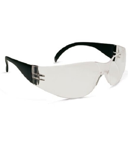 Zenon Z12 Safety Glasses - Clear Anti-Fog Lens with Black Temples (12-Pack) - Perfect for Construction, Woodworking & DIY Projects
