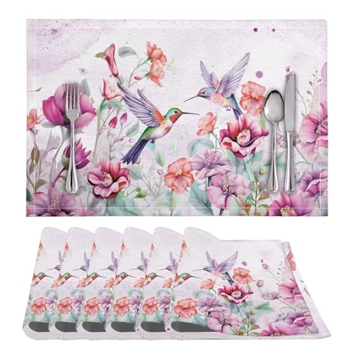 Flower Hummingbirds Design