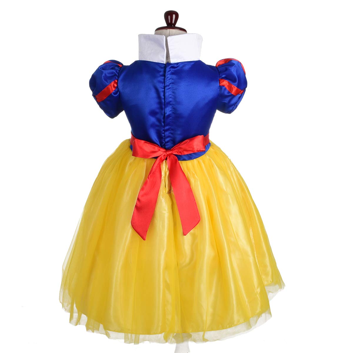 Lito Angels Little Girls' Princess Costume - Elegant Fancy Dress with Headband for Halloween, Birthday Party & Dress Up Play | Perfect for Kids' Costume Parties, Photo Shoots & Pretend Play