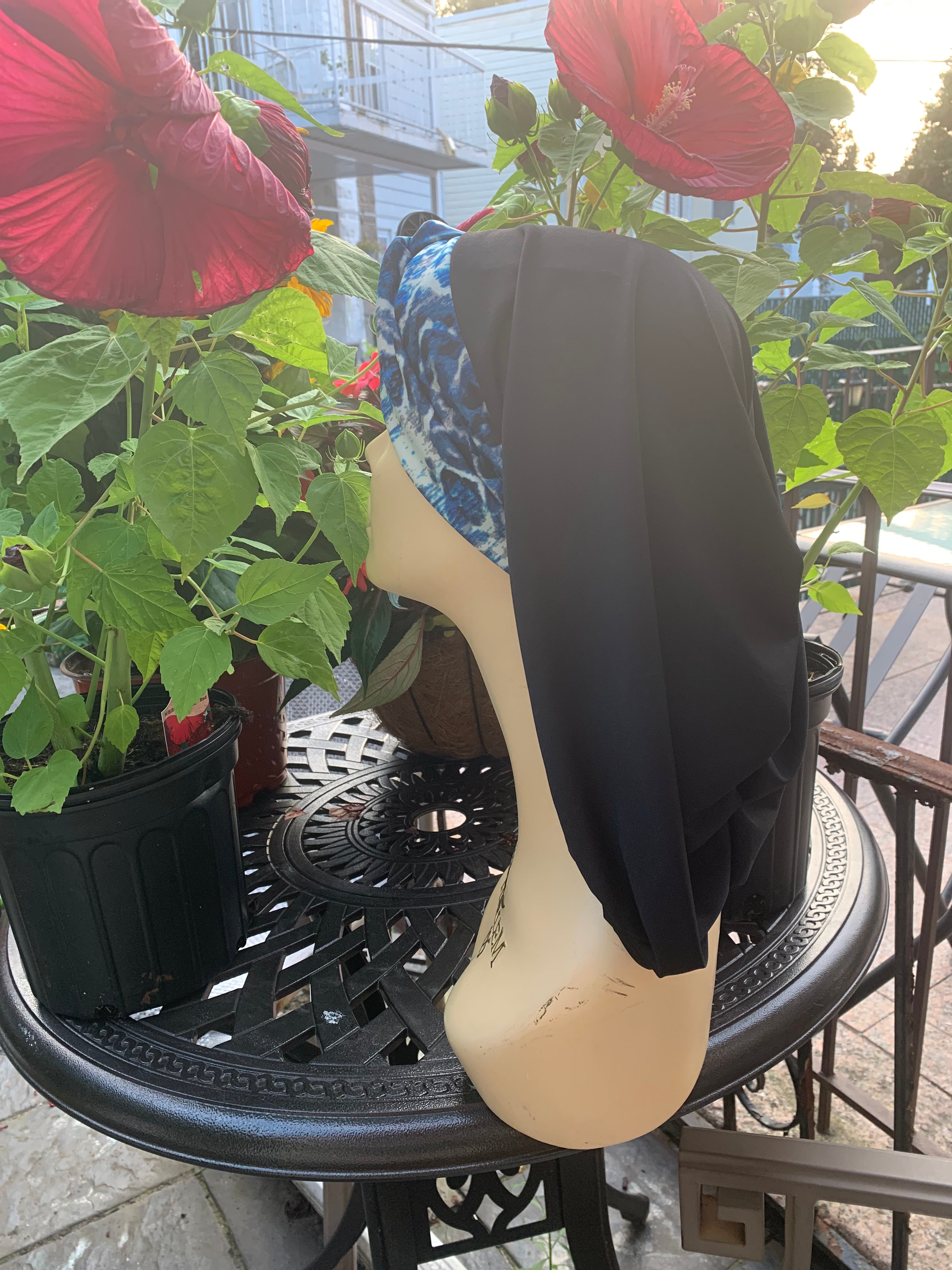 Uptown Girl Snood Turban Hijab - Premium USA-Made Headwear for Women | Perfect for Work, Prayer & Everyday Style