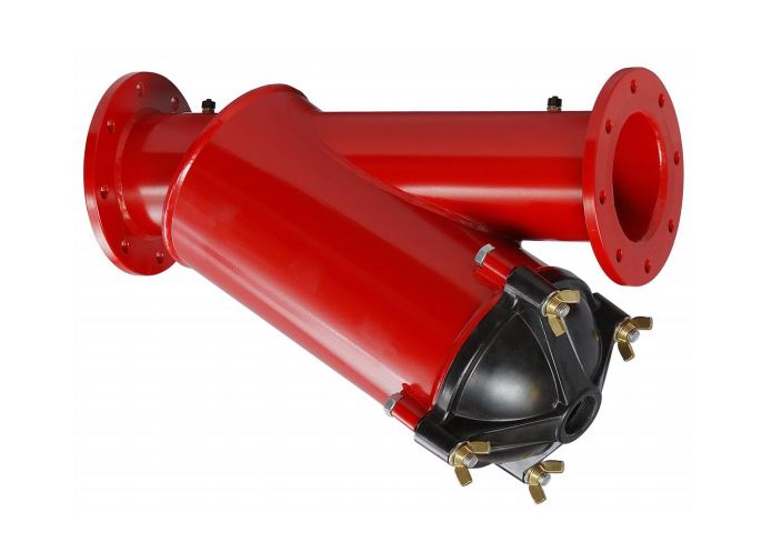 Amiad Super 100mm Flanged Manual Stainless Steel Weavewire Screen Filter - 2800cm² Filtration Area for Irrigation, Water Treatment & Industrial Filtration Systems