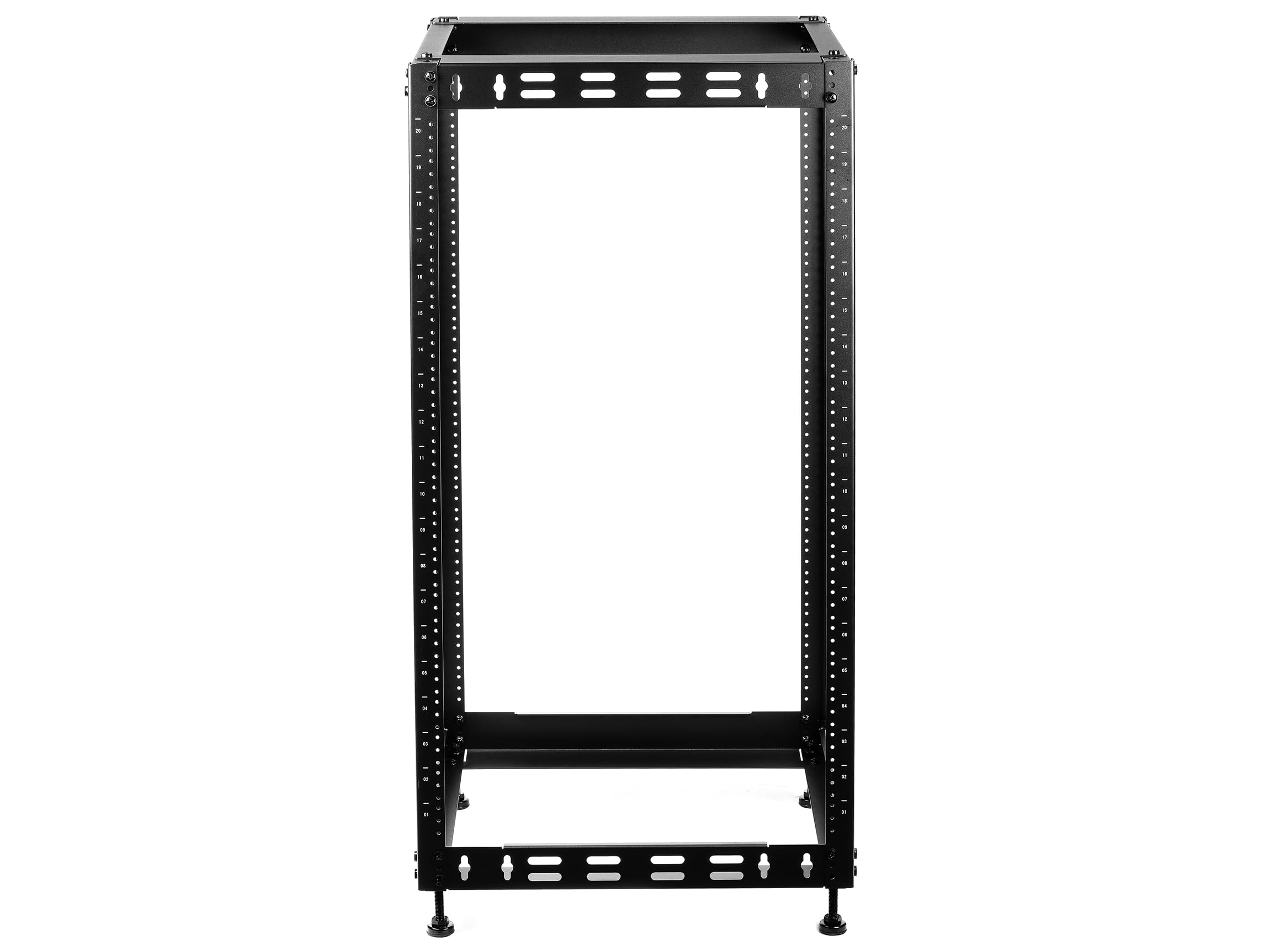 Rosewill 20U Open Frame Server Rack - Floor Standing & Wall Mountable 19