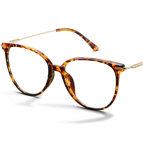 *1-tea Leopard/Transparent Lens