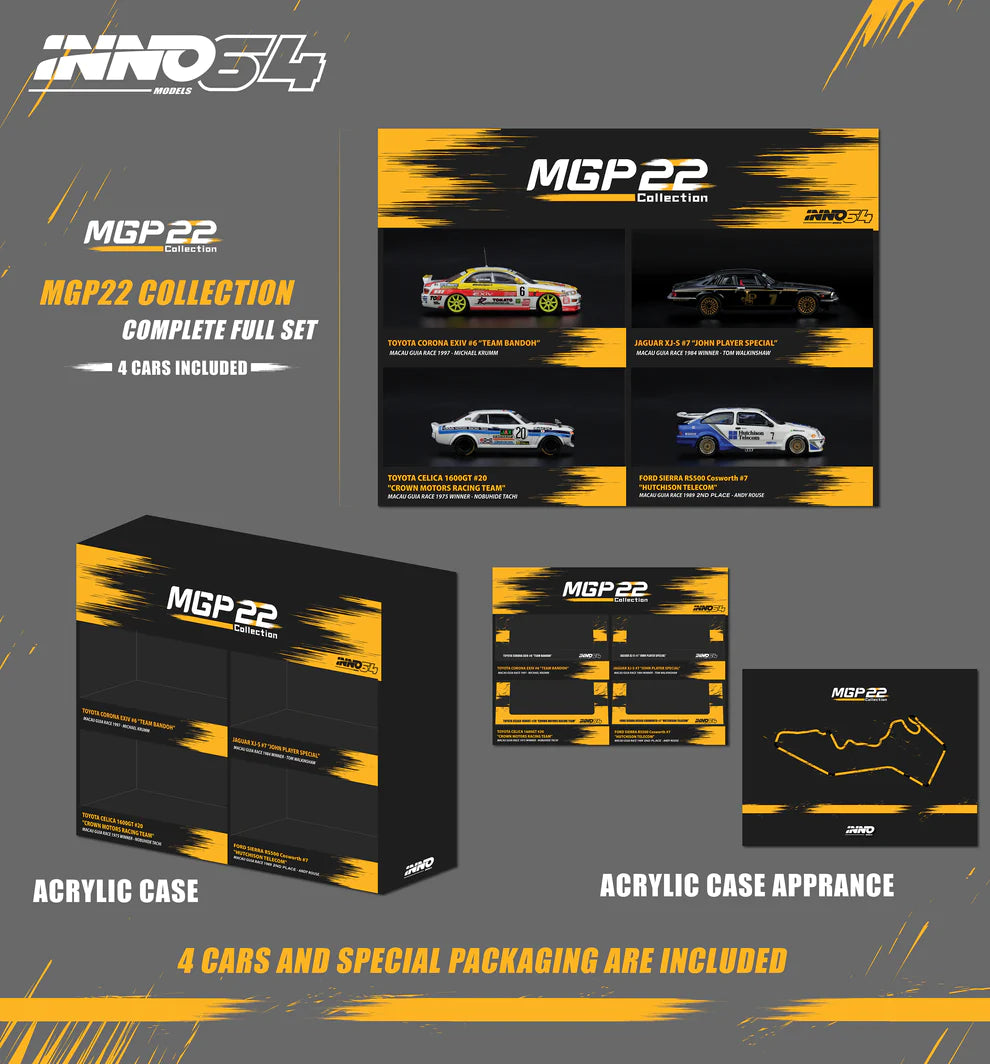 INNO64 1:64 Scale Macau Grand Prix 2022 Limited Edition Box Set - Diecast Model Cars for Collectors & Racing Enthusiasts - Perfect for Display, Gifts & Racing Events