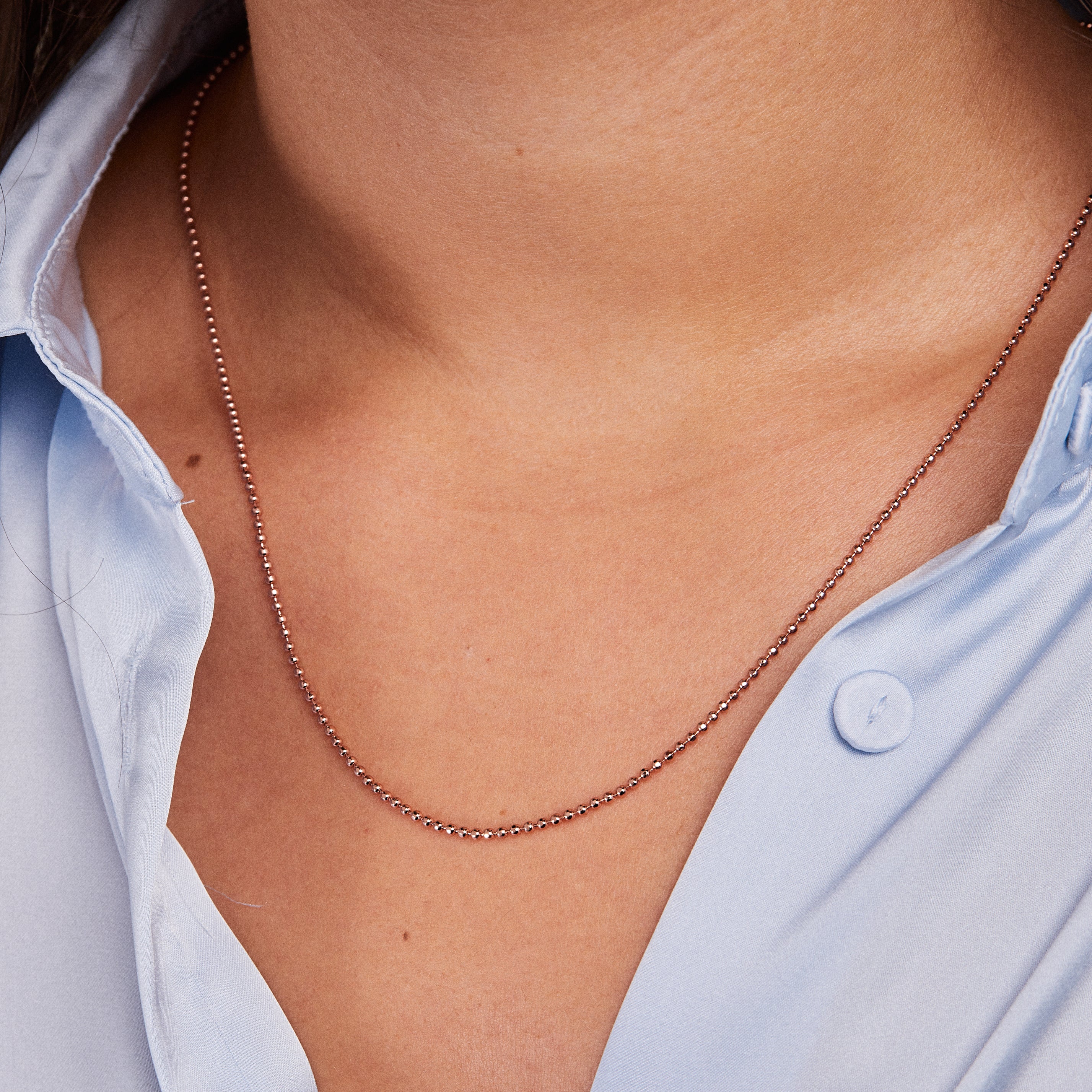 Elegant Ball Chain Necklace for Women - Dainty Gold & Silver Layering Necklaces - Perfect for Everyday Wear, Gifts & Special Occasions